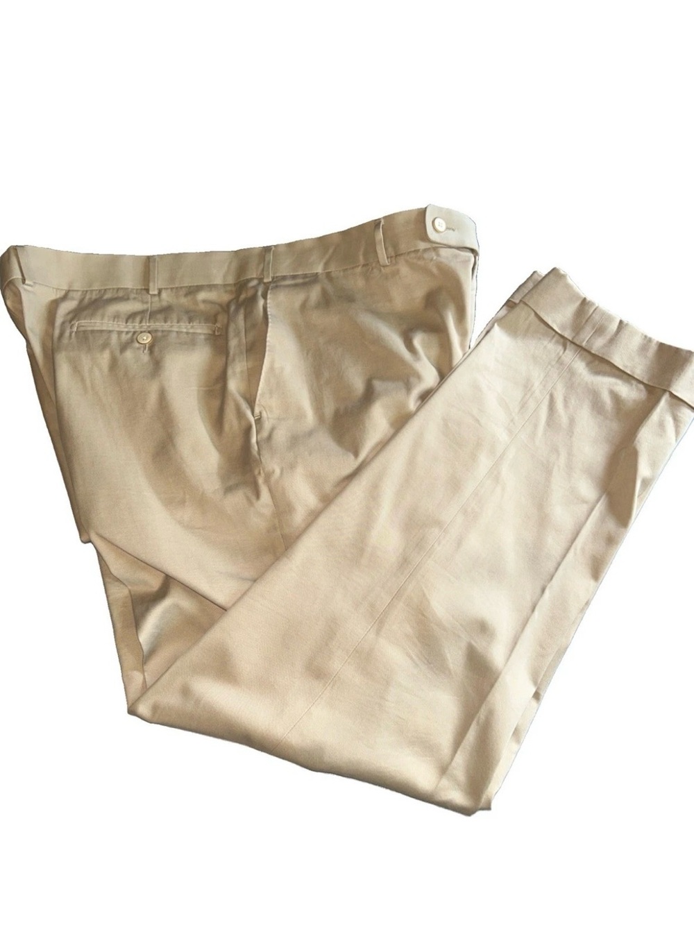 Scabal London Brussels Khaki Chinos Trousers Made In Germany 40W/30L Men’s Pants